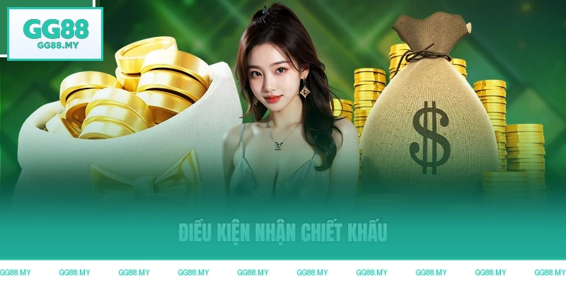Điều kiện nhận chiết khấu của đại lý GG88