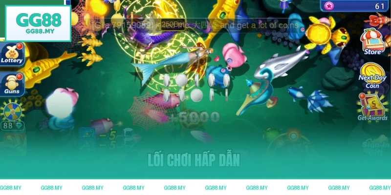 Lối chơi săn cá hấp dẫn