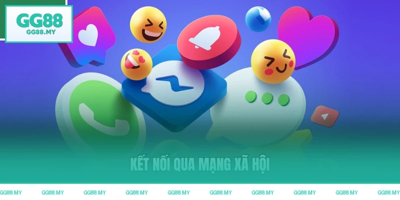 Liên lạc qua các trang mạng xã hội nổi tiếng